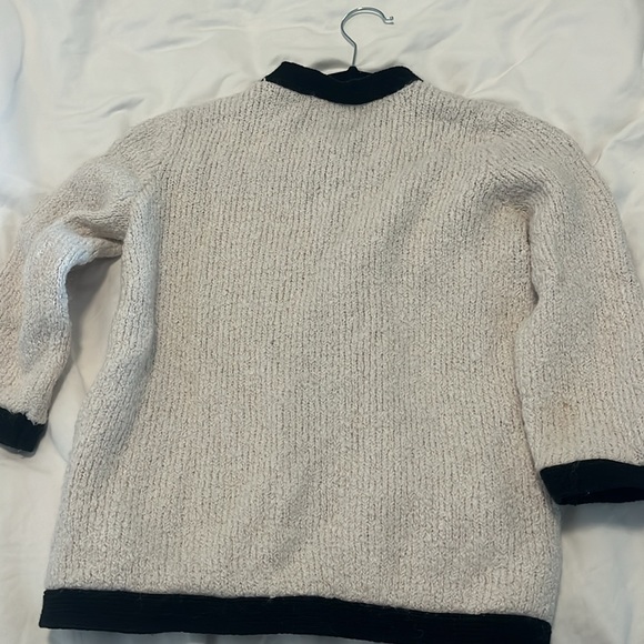 Banana Republic white and black cardigan - Picture 4 of 4